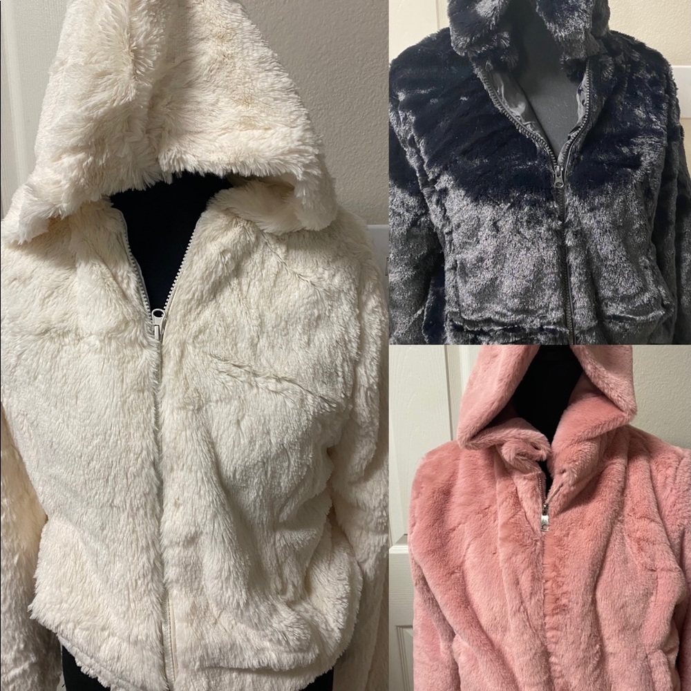 Faux fur jacket